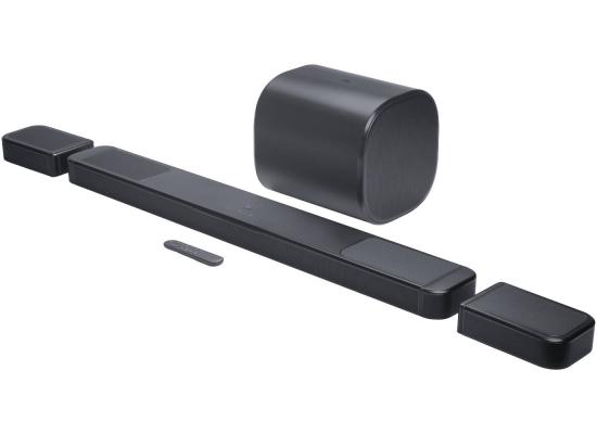 JBL BAR 1300MK2 11.1.4 Channel Soundbar System with Detachable Wireless Surround Speakers, 2470W Max Power, Dual 8" Subwoofer, Dolby Atmos & DTS X, MultiBeam 3.0, Black